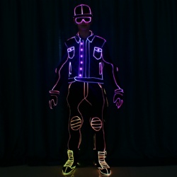 Light up dance led luminous costume