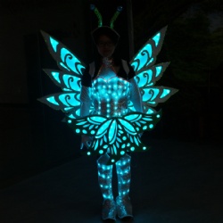 Led light butterfly wings costume