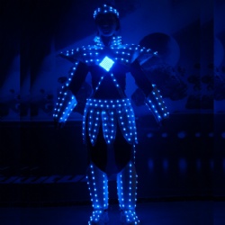 Led light performance costume