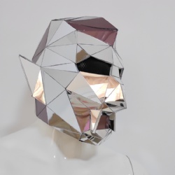 DJ mirror man helmet