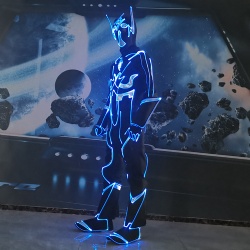 Led performance light up dance suit