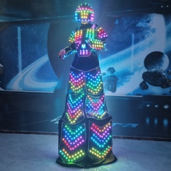 Led light performance stilt