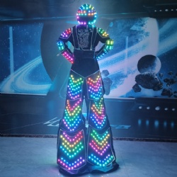 Led light performance stilt