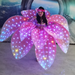 Led flower performance costume