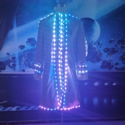 Led light cloak robe