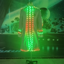 Led light cloak robe