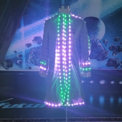 Led light cloak robe