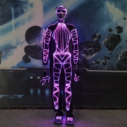 DMX programmable led dance suit