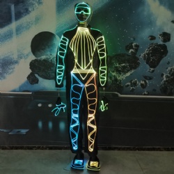 DMX programmable led dance suit