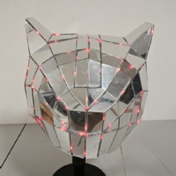 Led mirror owl performance head