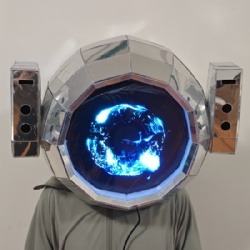 3D mirror TV heads performance helmet