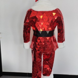 圣诞老人镜面演出服