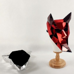 Red mirror Monster masks