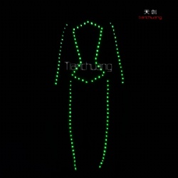 Full color led dance costumes