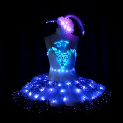 Led light ballerina dance tutu dress