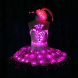Led light ballerina dance tutu dress