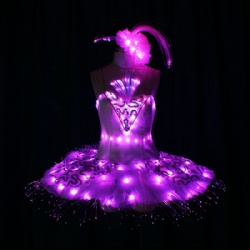 Led light ballerina dance tutu dress