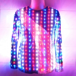 Full color led light suit