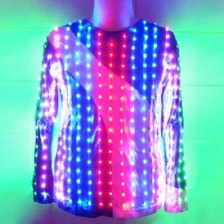 Full color led light suit