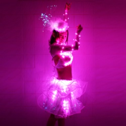 Sexy led bra tutu dance dress