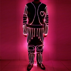 Led light up tron costume