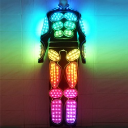 Full color led dance suits