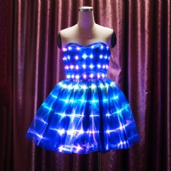 Girl dance led dress