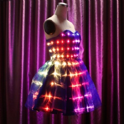 Girl dance led dress