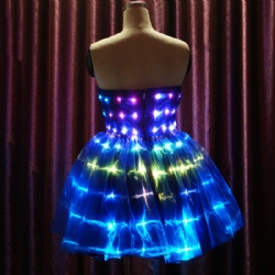 Girl dance led dress