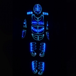 Halloween led light tron costume