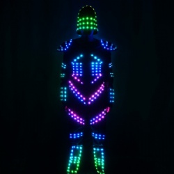 Full color led dance light costume