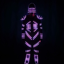 Full color led dance light costume