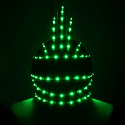 Led helmet for performance